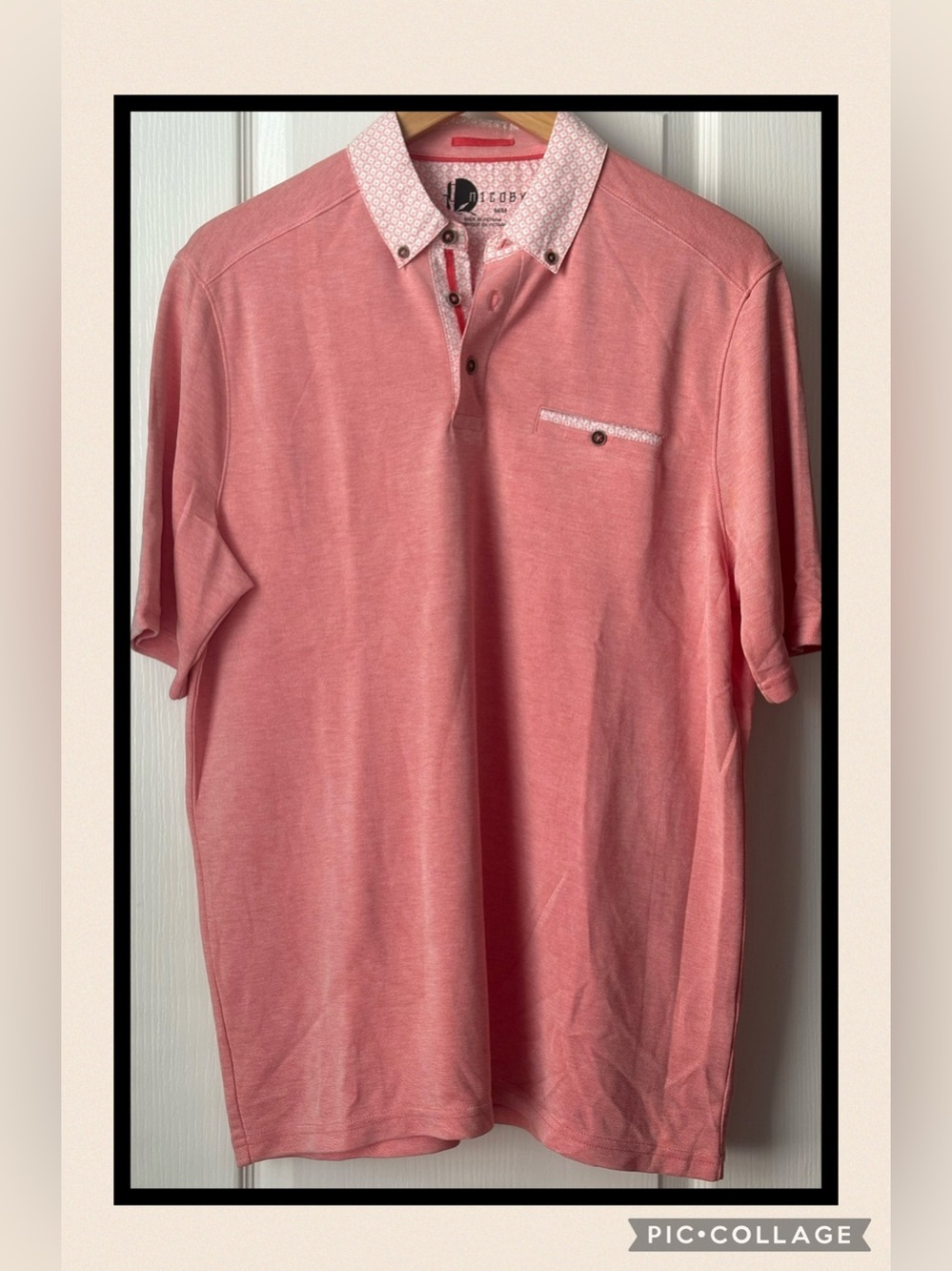 Men’s Nicoby Salmon Polo size M